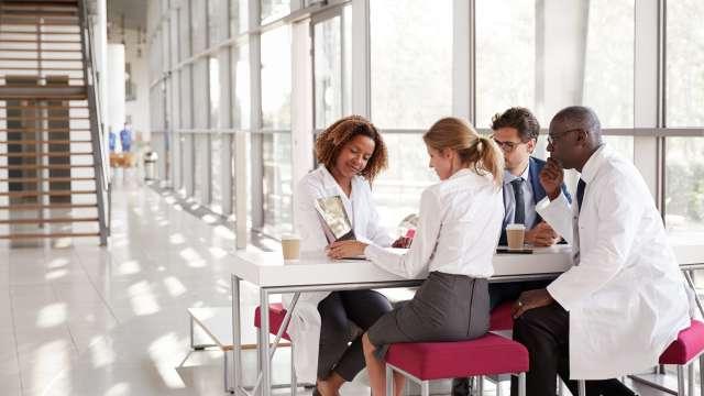 Group of doctor having a meeting