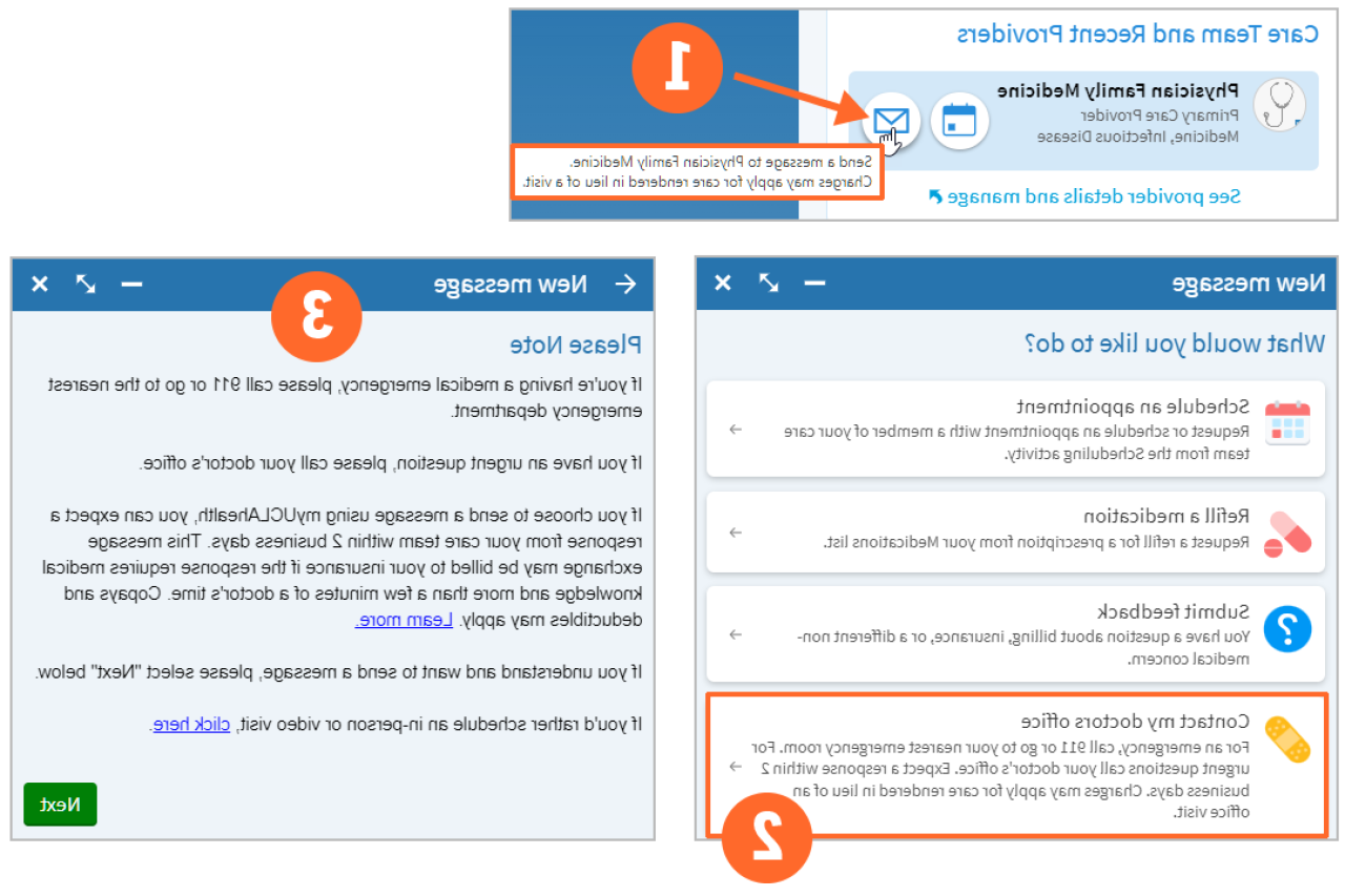 How to message your provider using myUCLAHealth?